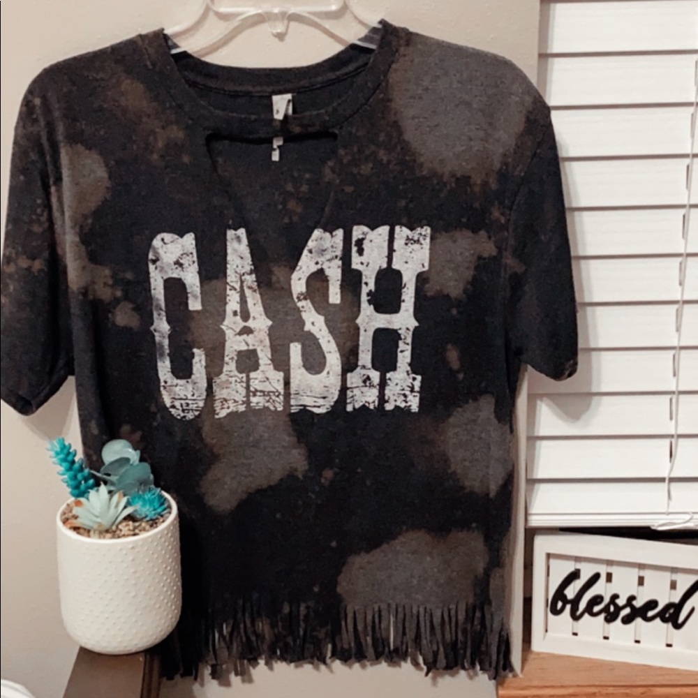 Johnny Cash Distressed Tee!